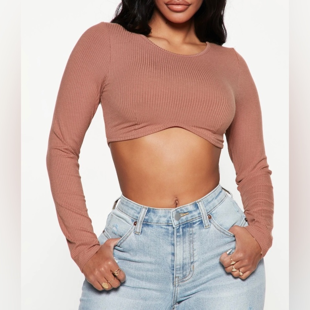 FN Lani Long Sleeve Crop Top #30